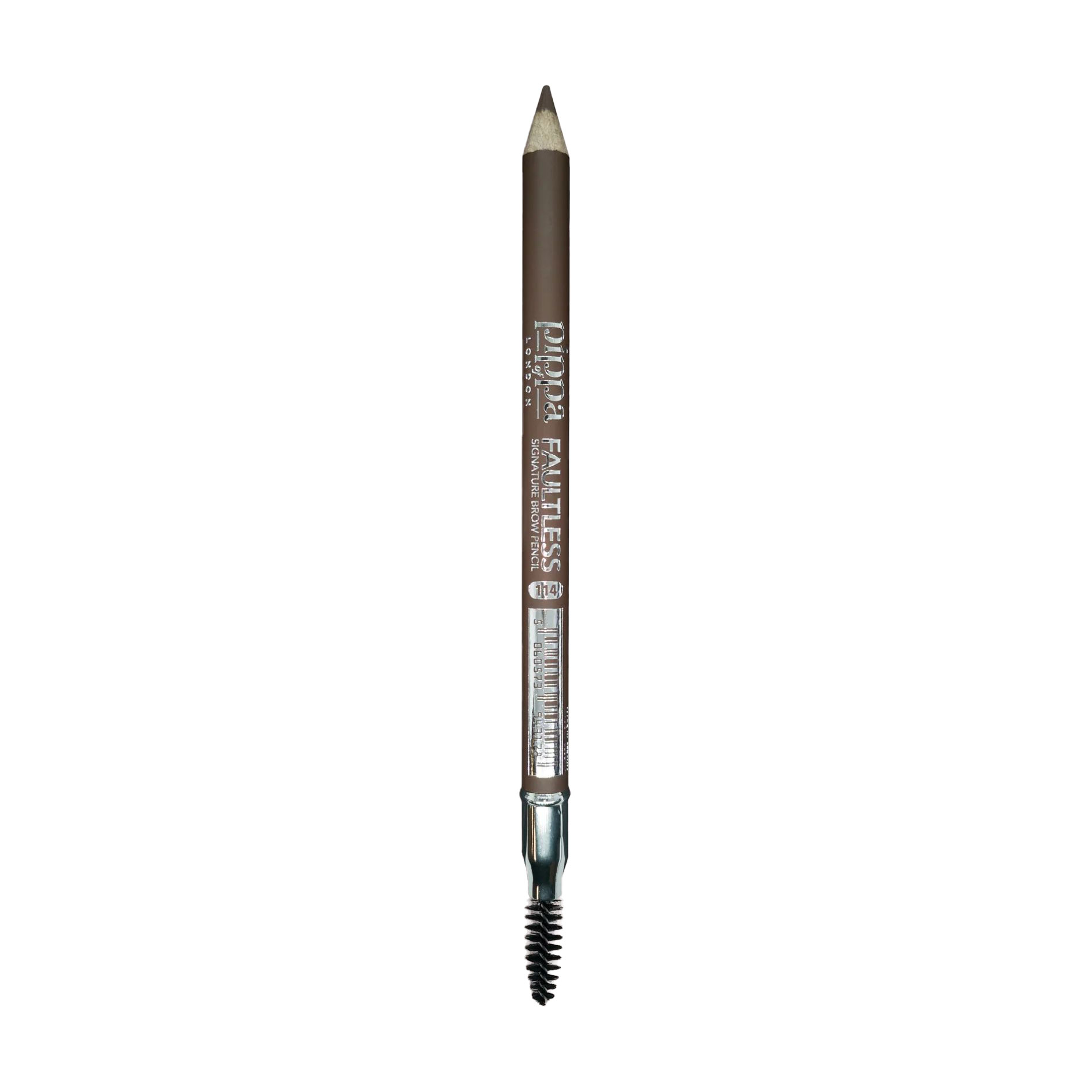 Фірмовий олівець для моделювання брів Pippa of London Faultless Signature Spoolie Brow Pencil зі щіточкою, 114 Halkin, 1 г